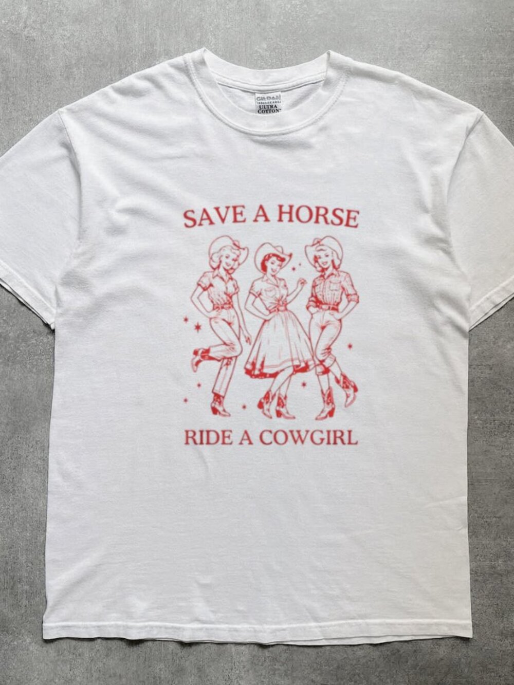 Save A Horse Ride A Cowgirl Shirt